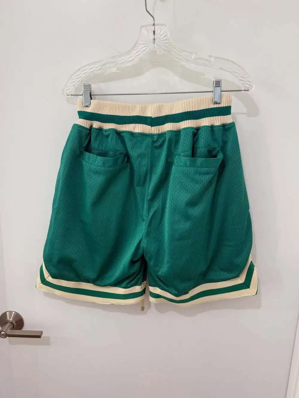 Mitchell & Ness Boston Celtics Kelly Green Mesh Swingman Basketball Shorts